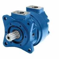 Technician inspecting hydraulic motor